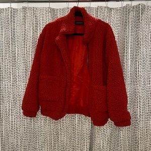 Large Red Puffy Jacket